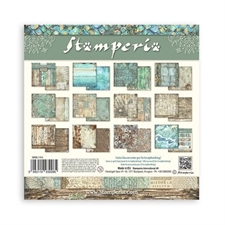 Stamperia Paper Pack 12x12" - MAXI Backgrounds / Songs of the Sea